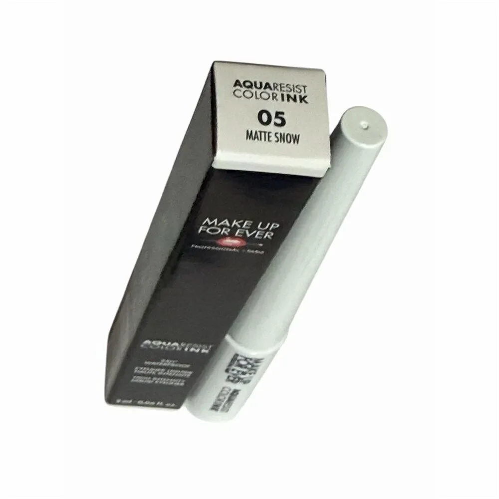 Make Up For Ever Aqua Resist Liquid Eyeliner Matte White Waterproof